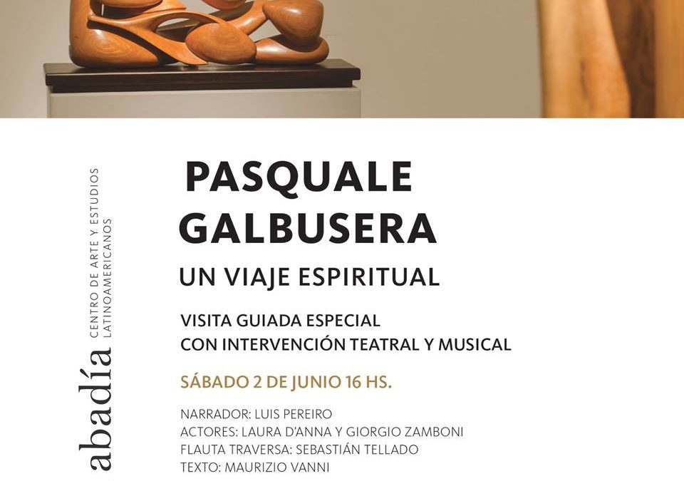 interdisciplinary guided tour at the Pasquale Galbusera exhibition